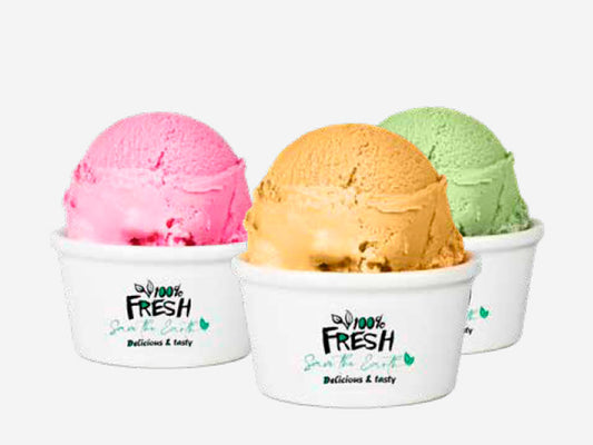 Tarrina Helado Blanca 240ml (8oz) (1000 unid/caja) (exclusivo online)