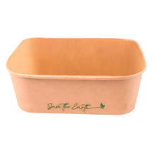 Carica l'immagine nel visualizzatore di Gallery, Scatola Kraft con finestra 900 ml (15x10x4,5 cm)