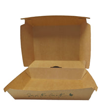 Cargar imagen en el visor de la galería, Caja Kraft Hamburguesa + Patatas 22,5x18x9cm (200 unid/caja) (exclusivo online)