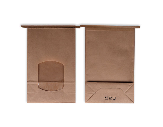 Bolsa SOS con ventana y autocierre 60 gsm 16x7x25cm (500 unid/caja)-(exclusivo online)