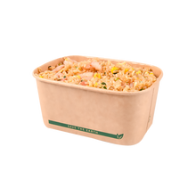 Carica l'immagine nel visualizzatore di Gallery, Scatola Kraft con finestra 900 ml (15x10x4,5 cm)