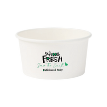 Load image into Gallery viewer, White Ice Cream Tub 120ml (Small - 4oz)