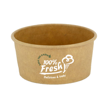 Load image into Gallery viewer, White Ice Cream Tub 120ml (Small - 4oz)