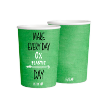 Load image into Gallery viewer, Plastic Free Green Cups 120ml (4oz)