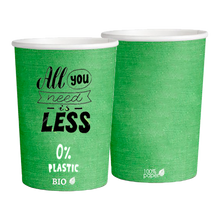 Load image into Gallery viewer, Plastic Free Green Cups 360ml (12oz)