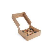 Cargar imagen en el visor de la galería, Cajas para Tarta 30 x 30 x 5,5 cm con ventana de PLA (25 unid/pack)