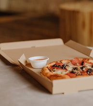 Carica l'immagine nel visualizzatore di Gallery, Scatola per pizza Kraft 26x26x3,5 cm