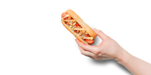Cargar imagen en el visor de la galería, Caja Kraft Hot Dog 21x7x7,5cm (400 unid/caja) - (exclusivo online)