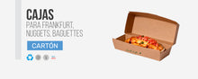 Cargar imagen en el visor de la galería, Caja Kraft Hot Dog 21x7x7,5cm (400 unid/caja) - (exclusivo online)