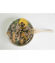 Carica l'immagine nel visualizzatore di Gallery, Insalatiera in cartone Kraft + coperchio 1200 ml (combo) - 38 once