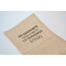 Load image into Gallery viewer, Mini Ecological Napkins with Motivating Ecophrases 17x17cm