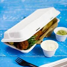 Cargar imagen en el visor de la galería, Envase Fibra de Caña 21,3x10,7x7,5cm Hot Dog