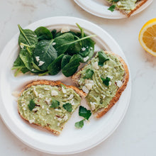 Cargar imagen en el visor de la galería, Plato Caña de Azúcar 26cm- 3 compartimentos (500 unid/caja)- (exclusivo online)