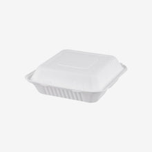 Cargar imagen en el visor de la galería, Envase Caña de Azúcar - 3 compartimentos. 24x23x5cm, 1200 ml