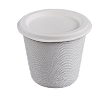 Carica l'immagine nel visualizzatore di Gallery, Barattolo per salsa di canna da zucchero con coperchio 120 ml (1000 unità/scatola)