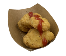 Cargar imagen en el visor de la galería, Barquetas Kraft Antigrasa/Fritos 300ml (10x6,2x4,4cm)