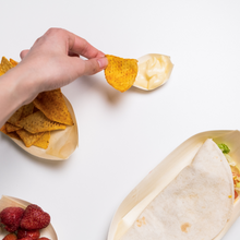 Cargar imagen en el visor de la galería, Barquetas/Cuencos Bambú 21x10x3cm