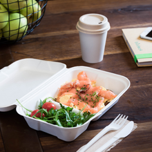 Cargar imagen en el visor de la galería, Envase Caña de Azúcar- 2 compartimentos- 25x15,5x4,8cm - 1000ml