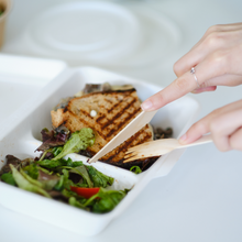 Cargar imagen en el visor de la galería, Envase Caña de Azúcar- 2 compartimentos- 25x15,5x4,8cm - 1000ml