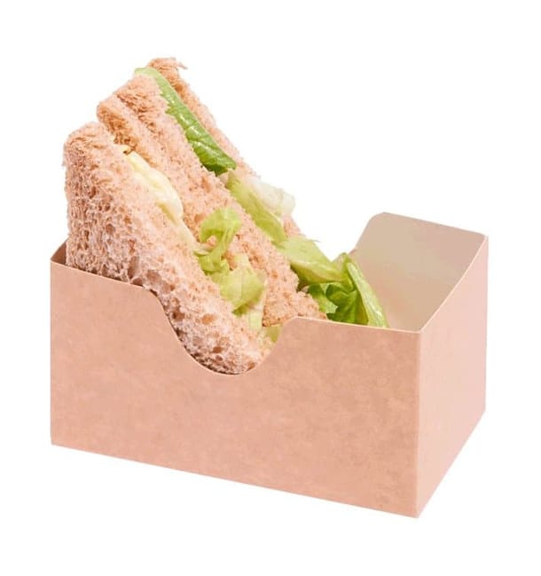 Estuche Antigrasa Hamburguesa/Sándwich/Bagel/Arepa (12x7x6,5cm)