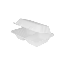 Cargar imagen en el visor de la galería, Envase Caña de Azúcar- 2 compartimentos- 25x15,5x4,8cm - 1000ml