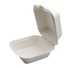 Load image into Gallery viewer, Hamburger Sugar Cane Container 15x15x7.7cm - 500ml
