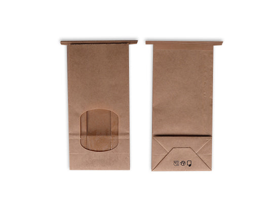 Bolsa SOS con ventana y autocierre 60 gsm 12x7x25cm (500 unid/caja)-(exclusivo online)