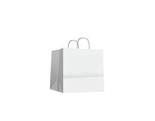 Carica l'immagine nel visualizzatore di Gallery, Borsa Kraft con manico piatto L (32+16x35cm)
