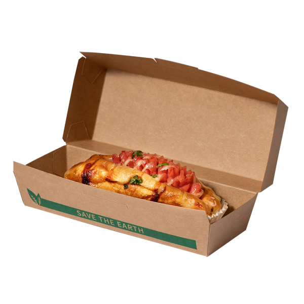 Caja Kraft Hot Dog 21*7*7,5cm (400 unid/caja)