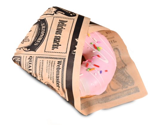 Papel Antigrasa Anuncios Kraft 20x25cm (500 unid/pack)