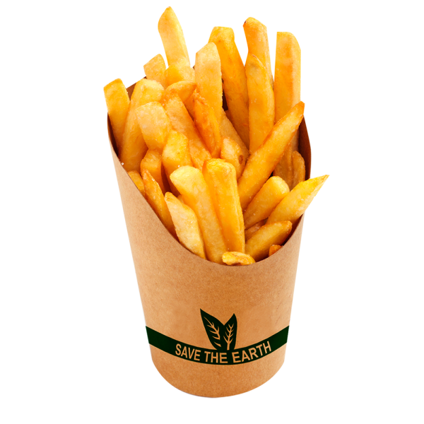 Envase redondo Kraft fritos/Wrap 480ml- 16 oz (1000 unid/caja) (exclusivo online)