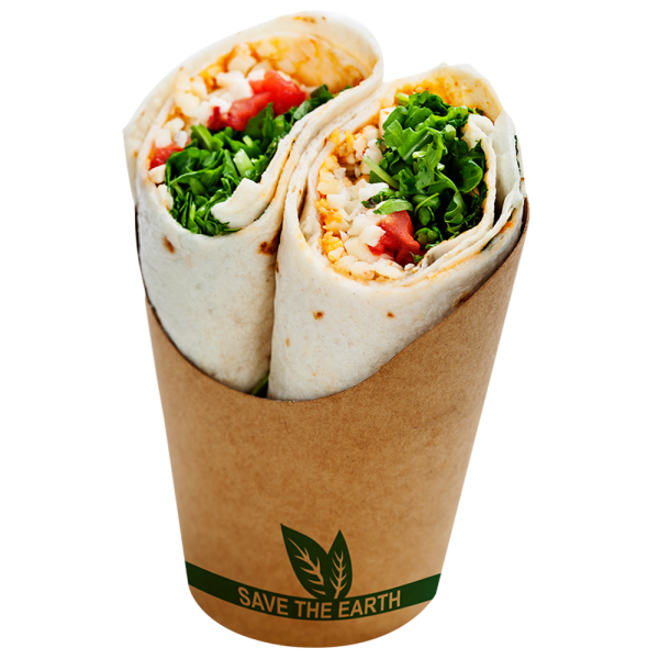 Envase redondo Kraft fritos/Wrap 480ml- 16 oz (1000 unid/caja) (exclusivo online)