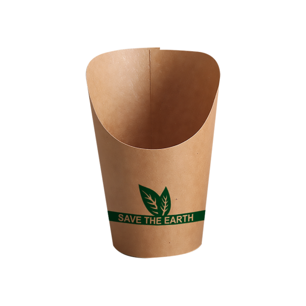 Envase redondo Kraft fritos/Wrap 480ml- 16 oz (1000 unid/caja) (exclusivo online)