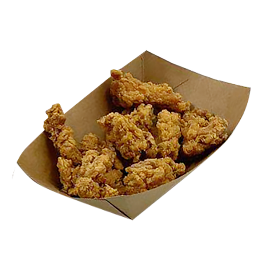 Barquetas Kraft Antigrasa/Fritos 680ml (13,6x8,5x5,5cm)