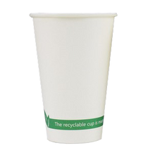 Load image into Gallery viewer, Recycled White Cups 600ml (20oz), (1000 units/box)
