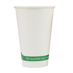 Recycled White Cups 600ml (20oz), (1000 units/box)