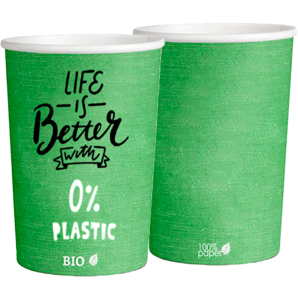 Plastic Free Green Cups 480ml (16oz)