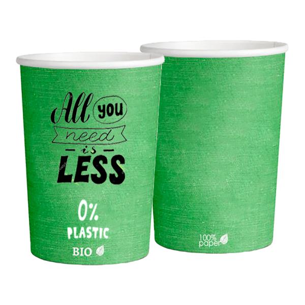 Vasos Verdes Plastic Free 480ml (16oz) (1000 unid/caja)