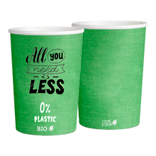 Load image into Gallery viewer, Plastic Free Green Cups 360ml (12oz)
