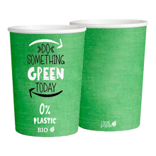 Load image into Gallery viewer, Plastic Free Green Cups 240ml (8oz)
