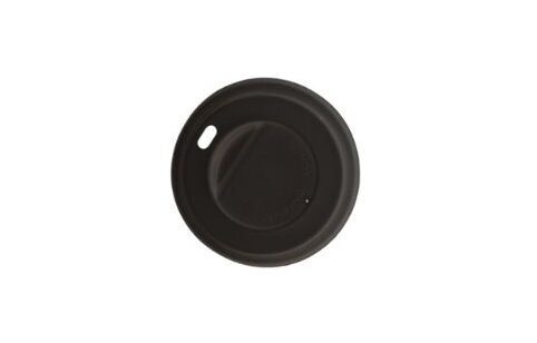 Tapa Reciclada Negra 6,2cm (para vaso de 120ml)