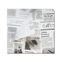 Load image into Gallery viewer, Fast Food Newspaper Grease Bag 15x15cm 
