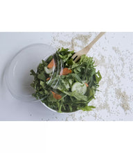 Load image into Gallery viewer, White Cardboard Salad Bowl 750 ml + rPET Anti-Fog Lid (200 units/box)
