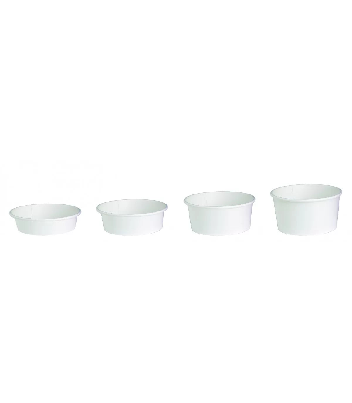 Ensaladera Blanca Cartón 750 ml + Tapa rPET Antivaho (200 unid/caja) (exclusivo online)