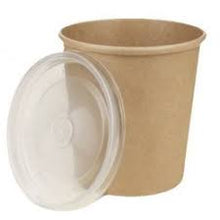 Load image into Gallery viewer, 12 oz Kraft 350 ml round container with PP lid (300 units/box)
