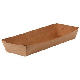 Vassoio per hot dog Kraft (21x6,4x3 cm) (500 unità/scatola)
