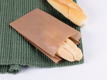 Carica l&#39;immagine nel visualizzatore di Gallery, Bolsa Bollería Papel Kraft Verjurado 12+6x20cm
