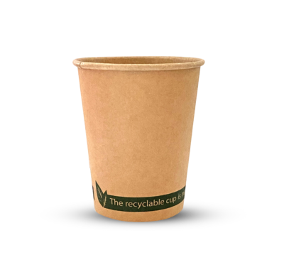 Recycled Kraft Cups 240ml (8oz)