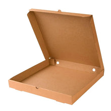 Cargar imagen en el visor de la galería, Caja Pizza Kraft 26x26x3,5cm (100 unidades)
