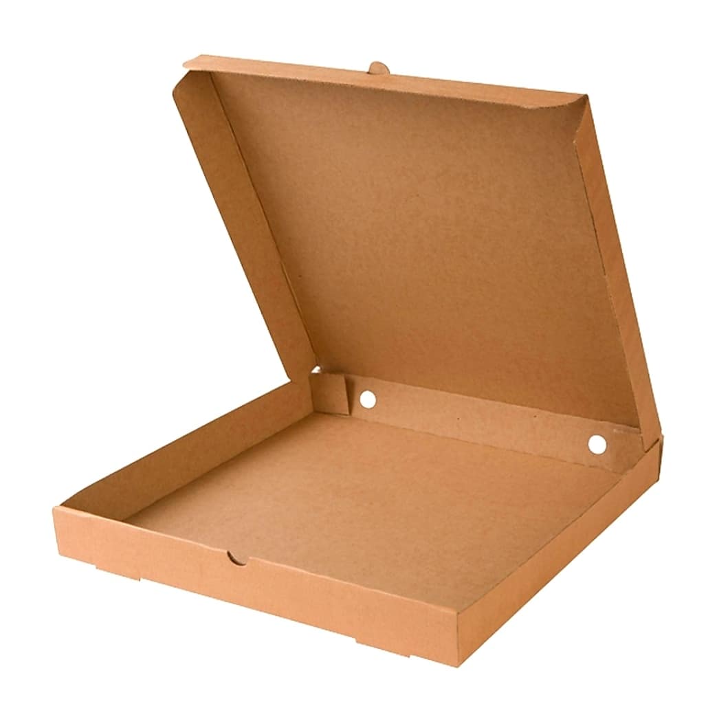 Caja Pizza Kraft 26x26x3,5cm (100 unidades)